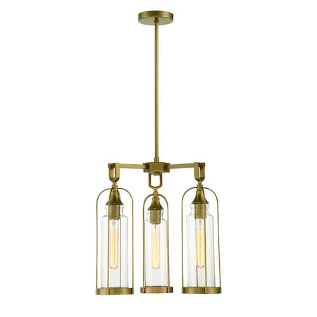 Eurofase Yasmin Farmhouse 35" Oval Outdoor 6-Light Oval Chandelier, Aged Gold/Hand Blown Glass 42728-027